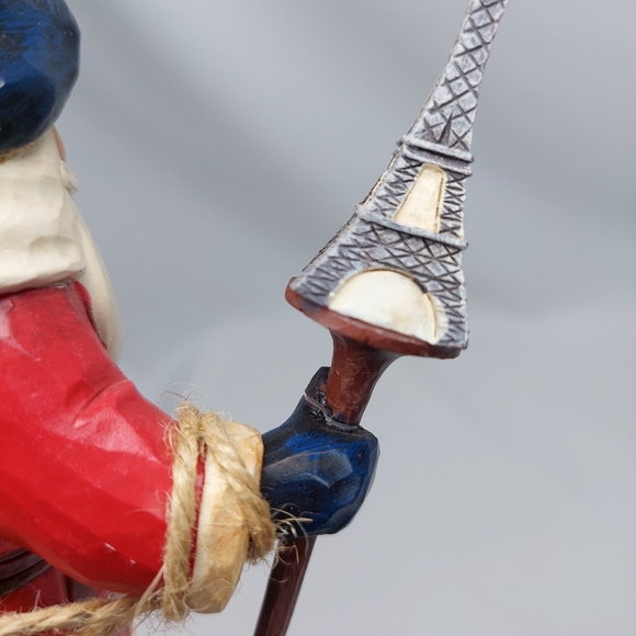 Jim Shore Heartwood Creek Bonjour And Merry Christmas French Santa 2013 - Picture 10 of 10